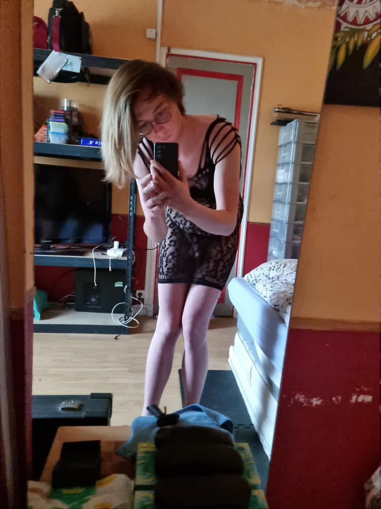 25P sexy leopard black dress