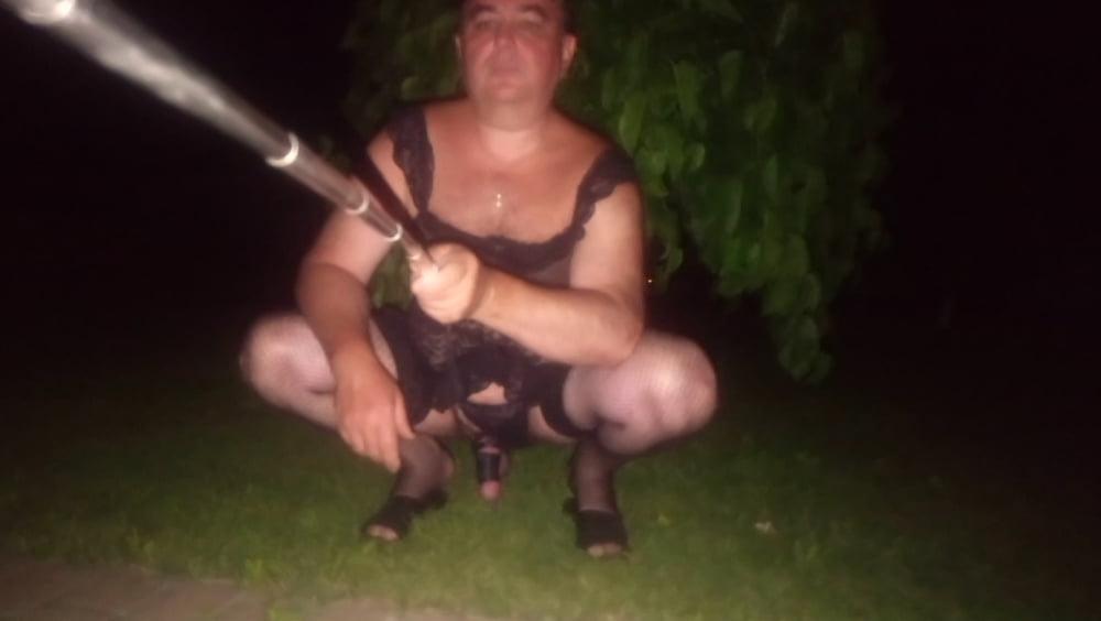 25P Shemale's night in black dress