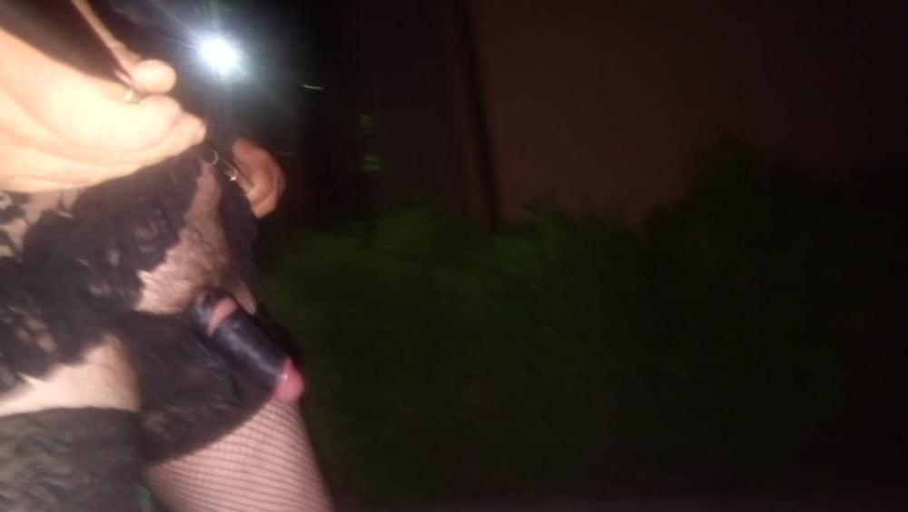 25P Shemale's night in black dress