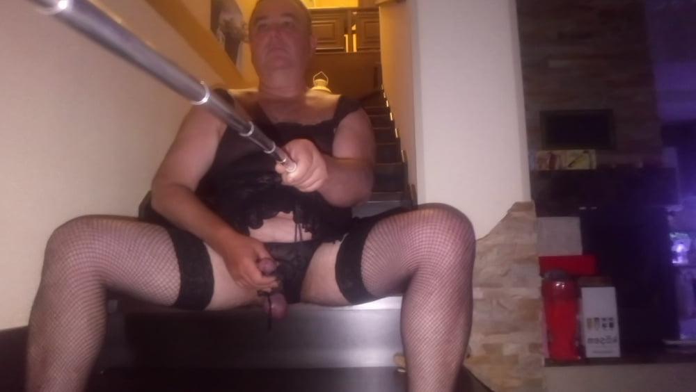 25P Shemale's night in black dress