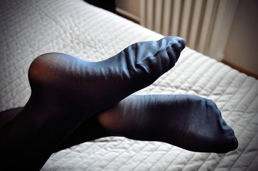 5P Black pantyhose