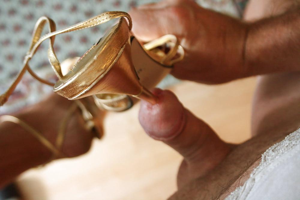 24P my wife's golden sandals