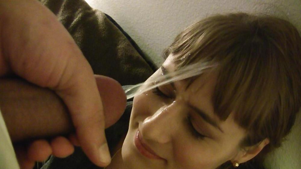 14P Different Places She Collects Sperm on Her Body
