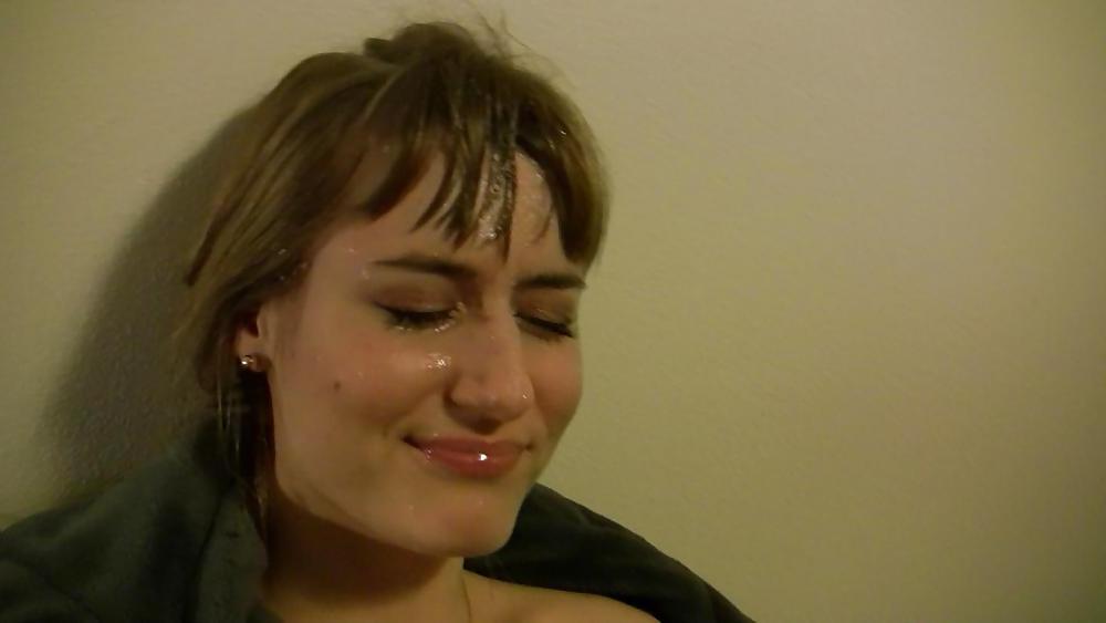 14P Different Places She Collects Sperm on Her Body