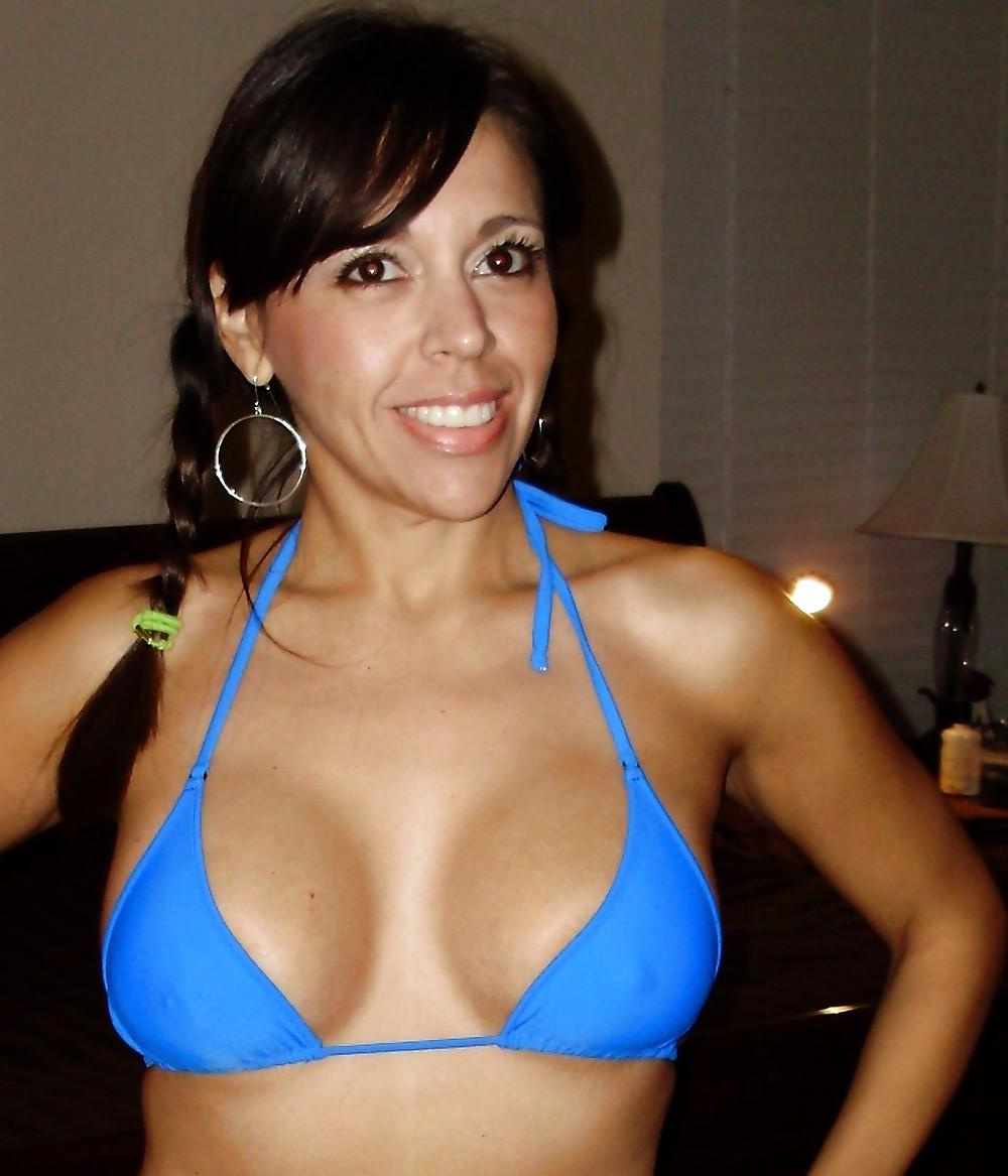 20P Me posing with sexy blue micro bikini