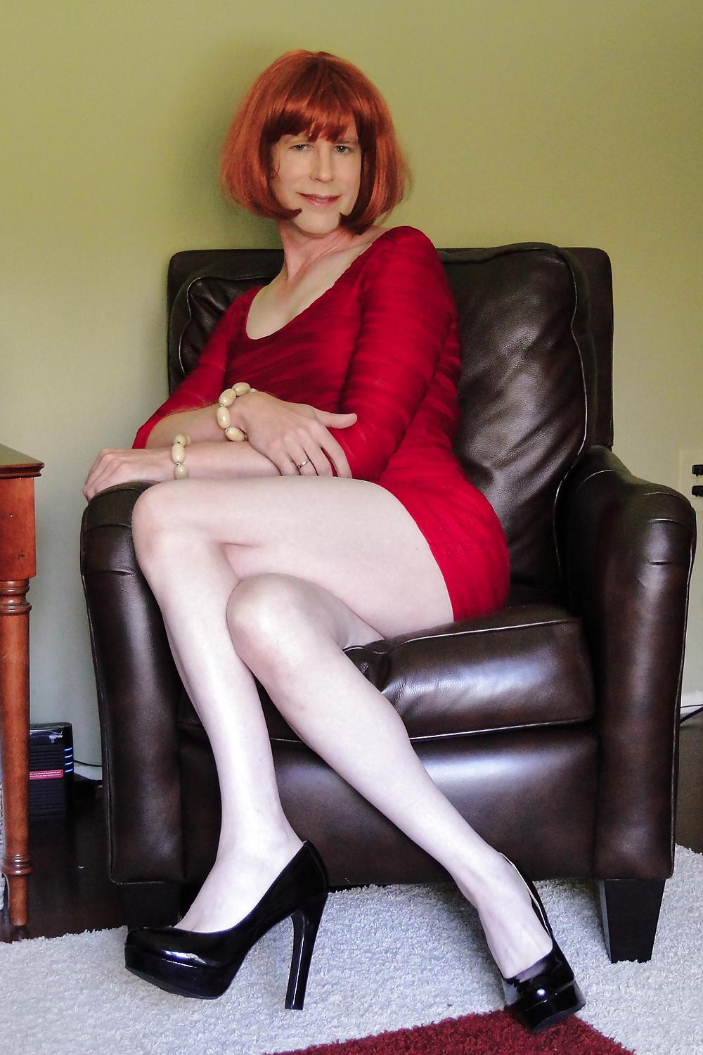 9P Red mini dress