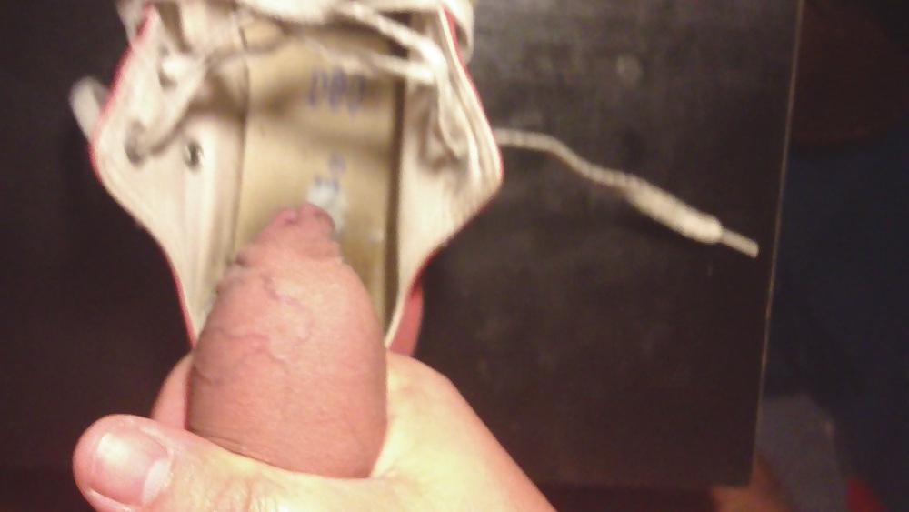 23P Cummed dirty Converse shoe