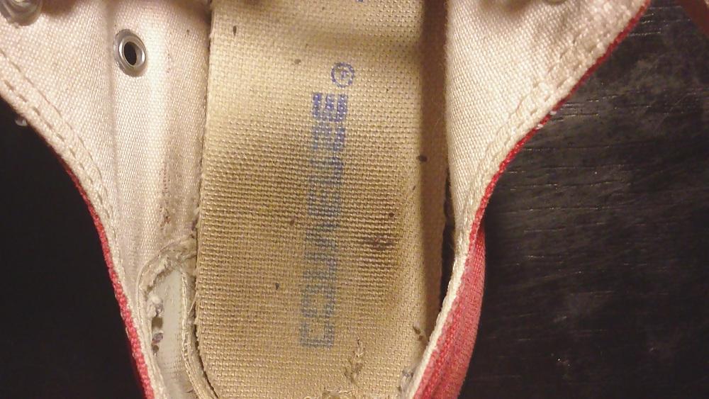 23P Cummed dirty Converse shoe