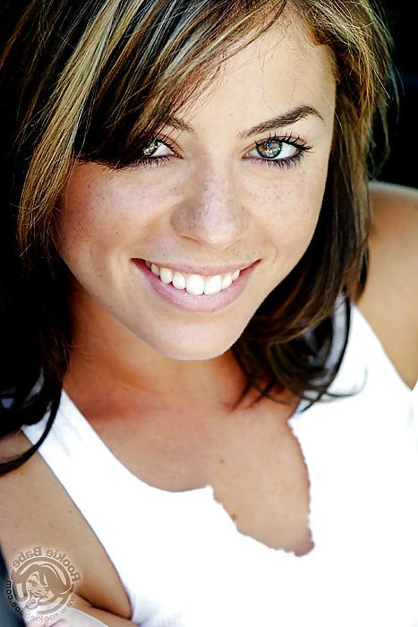 25P Gorgeous teen with freckles