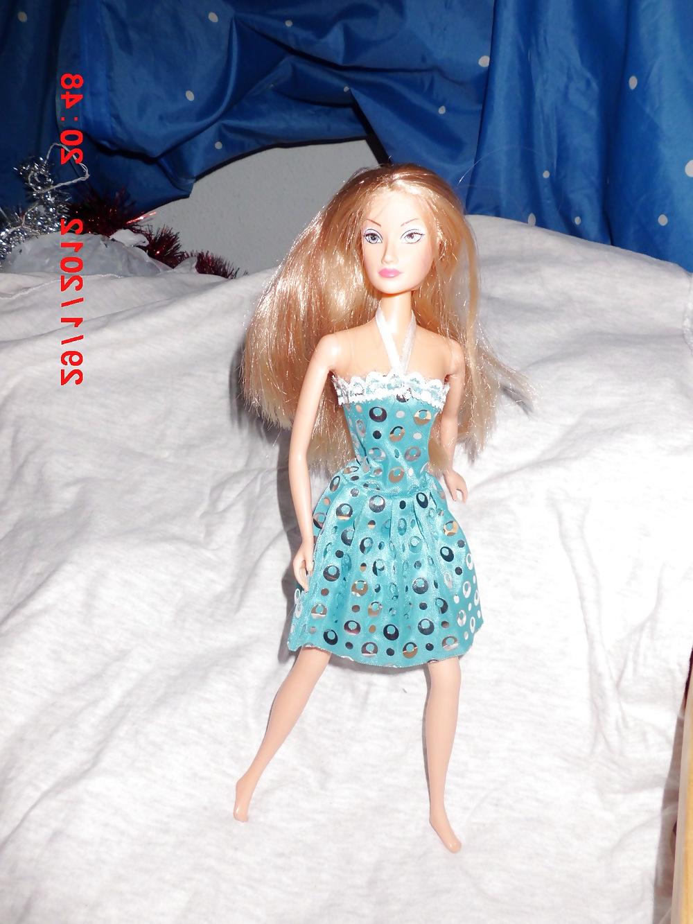8P Doll blue dress