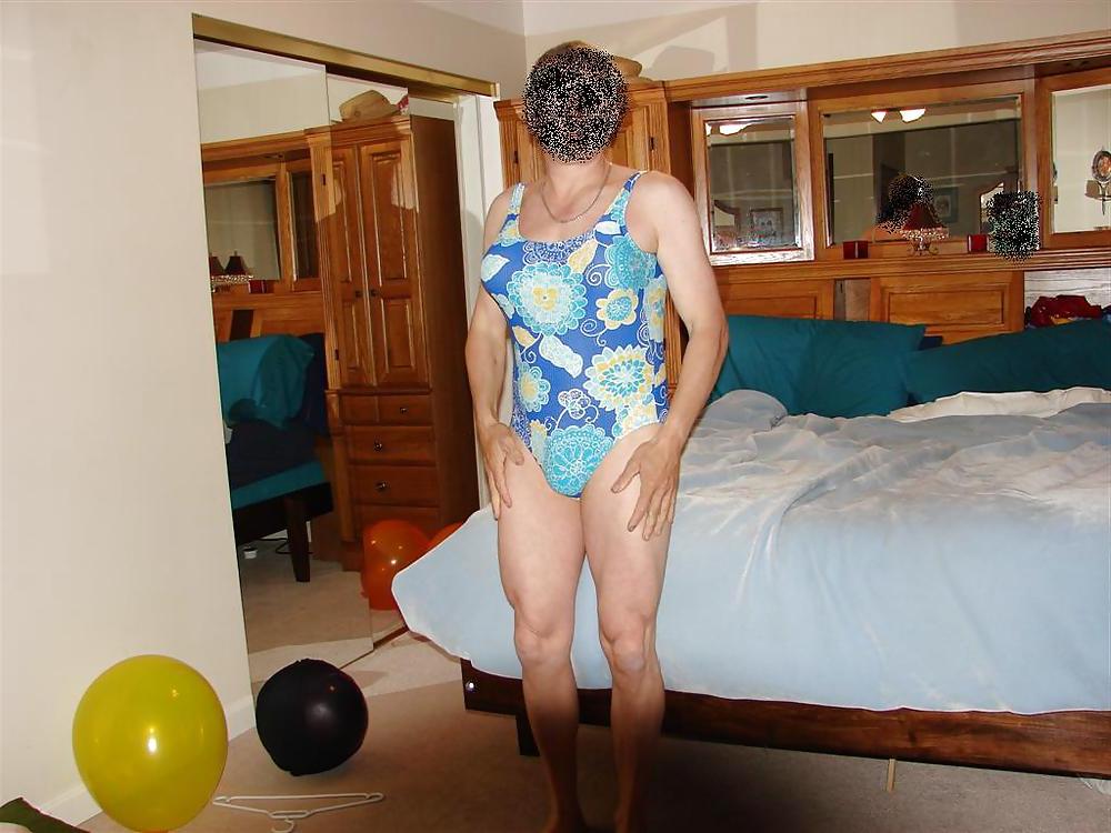 12P Crossdresser swimsuit