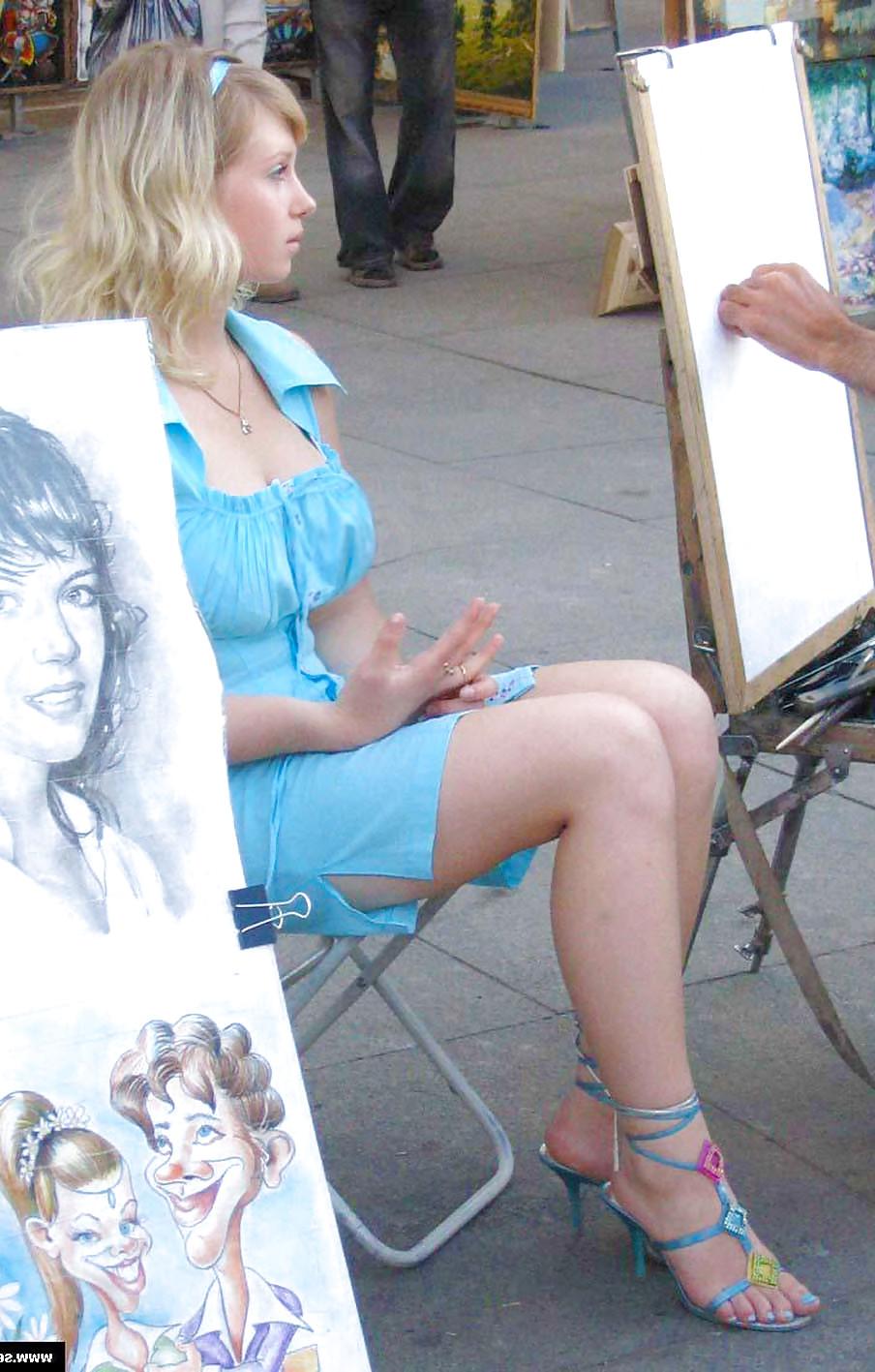 12P In The Streets 045 - Blue, Red & Pink Boobs 