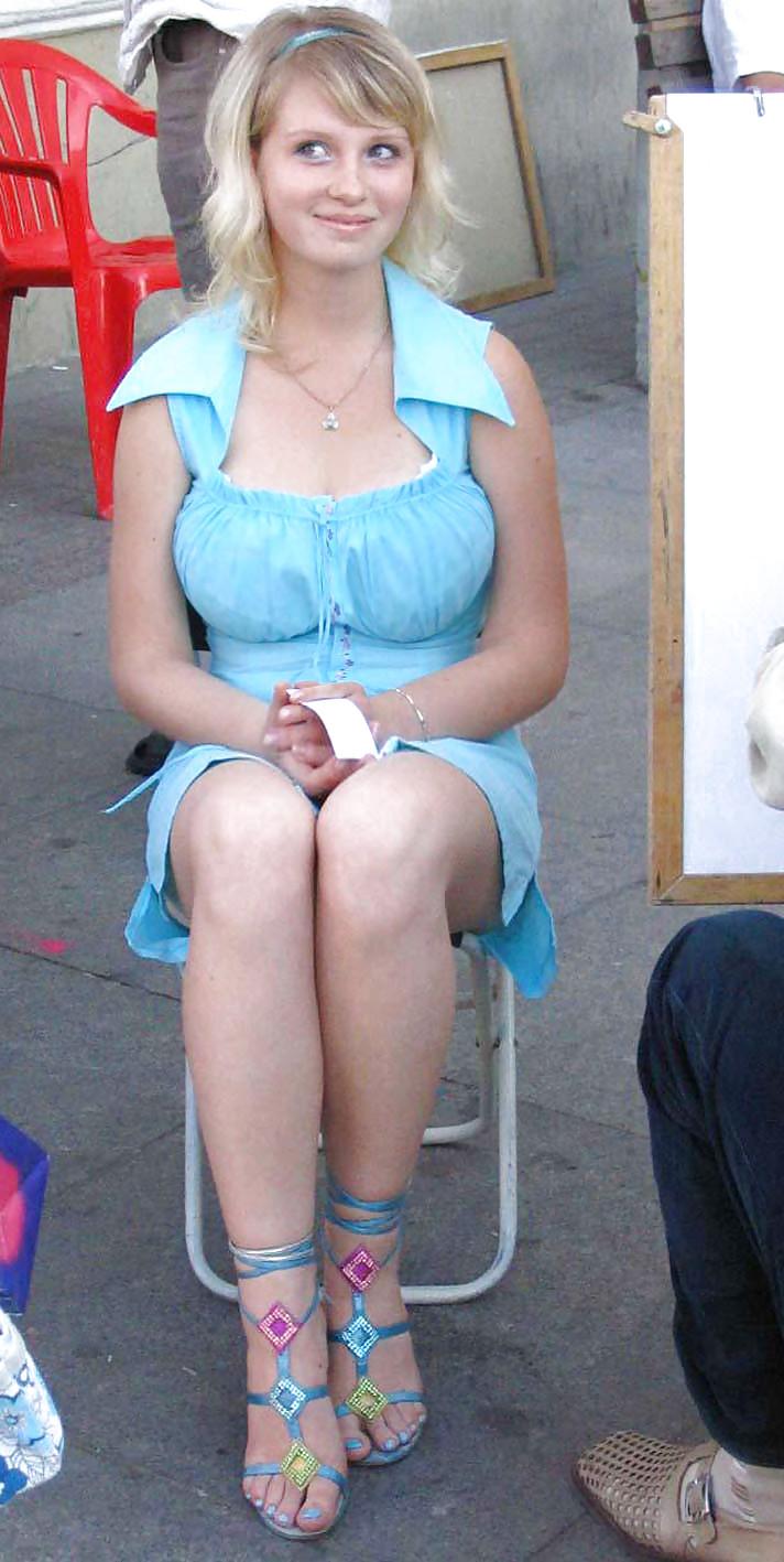 12P In The Streets 045 - Blue, Red & Pink Boobs 