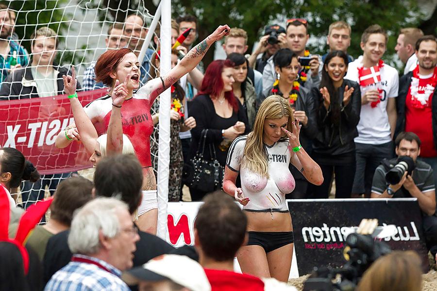 14P Denmark - German porn football match