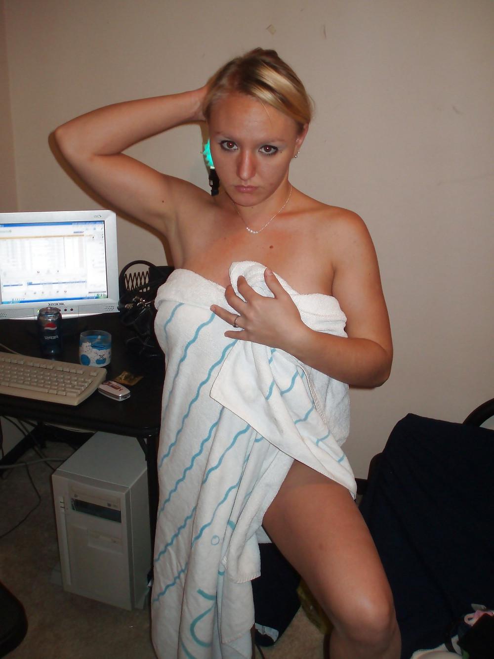 25P Busty Blonde Teen in Action