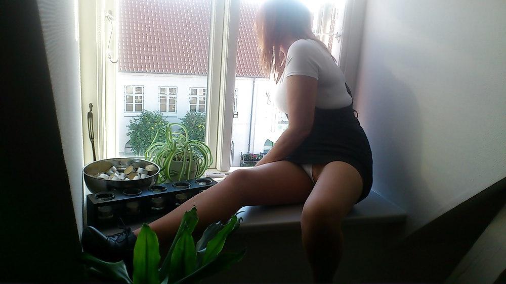 21P Pantyhose upskirt