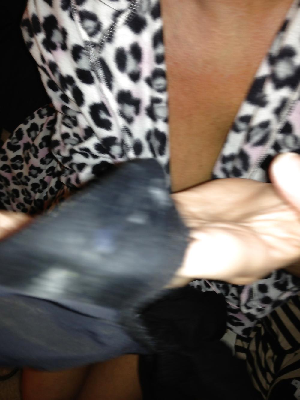 15P My gf,s pussy creamed knickers from today and has a taste 