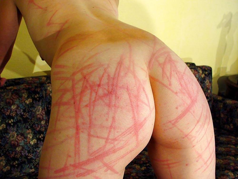 25P Full body whipping scene nice whip marks