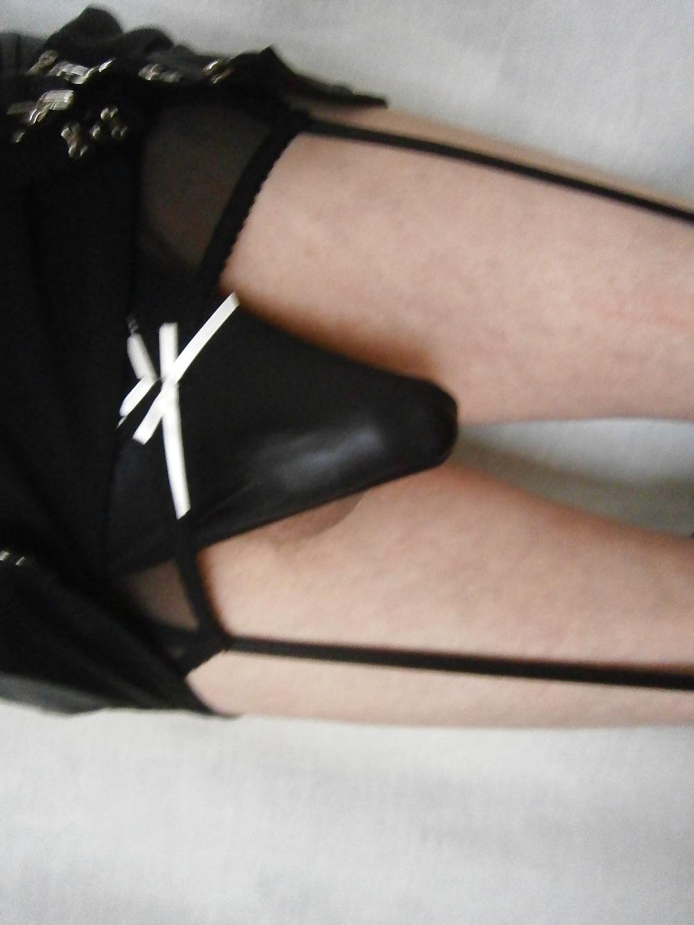 8P Slut davinna in my pvc stockings and dress