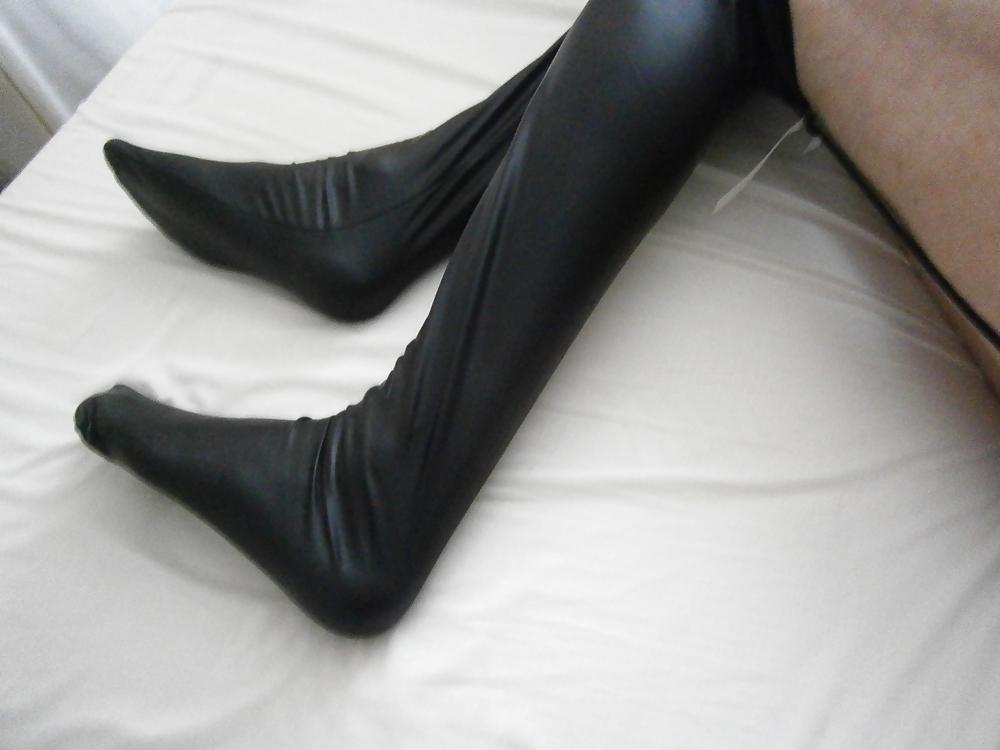 8P Slut davinna in my pvc stockings and dress