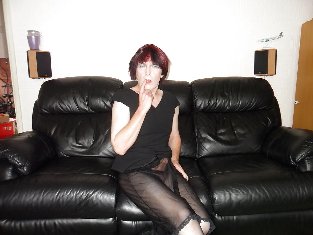 18P Little black dress and pantyhose