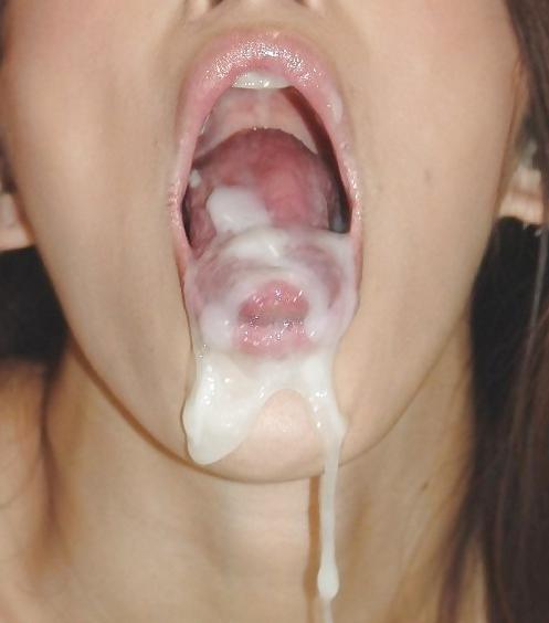 19P Mouths of cum