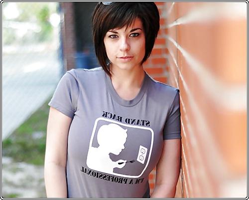 25P Busty Tits & Perfect Body - Ashley Pridgen, Snorg Tees Model