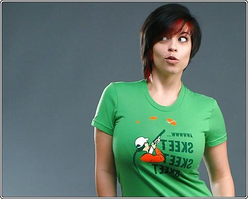 25P Busty Tits & Perfect Body - Ashley Pridgen, Snorg Tees Model