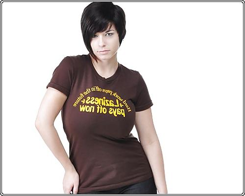25P Busty Tits & Perfect Body - Ashley Pridgen, Snorg Tees Model
