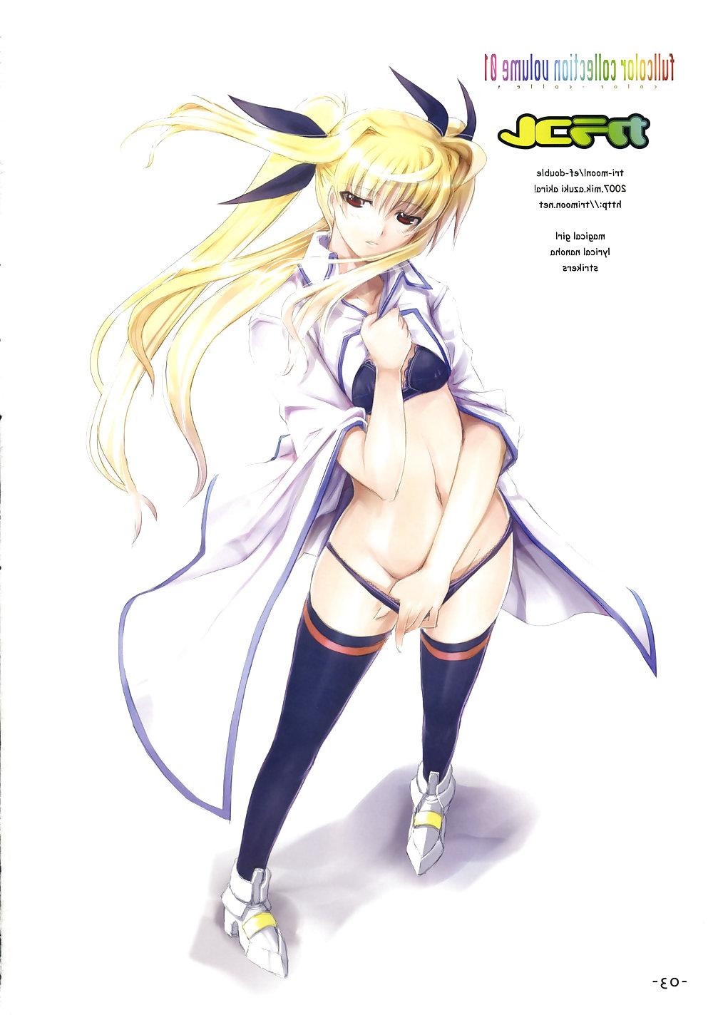 25P Fate Testarossa (Mahou Shoujo Lyrical Nanoha) hentai pcs