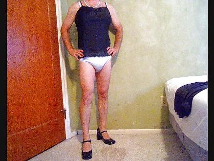 4P Black Cami, Blue Cotton Briefs and Short Black Slip