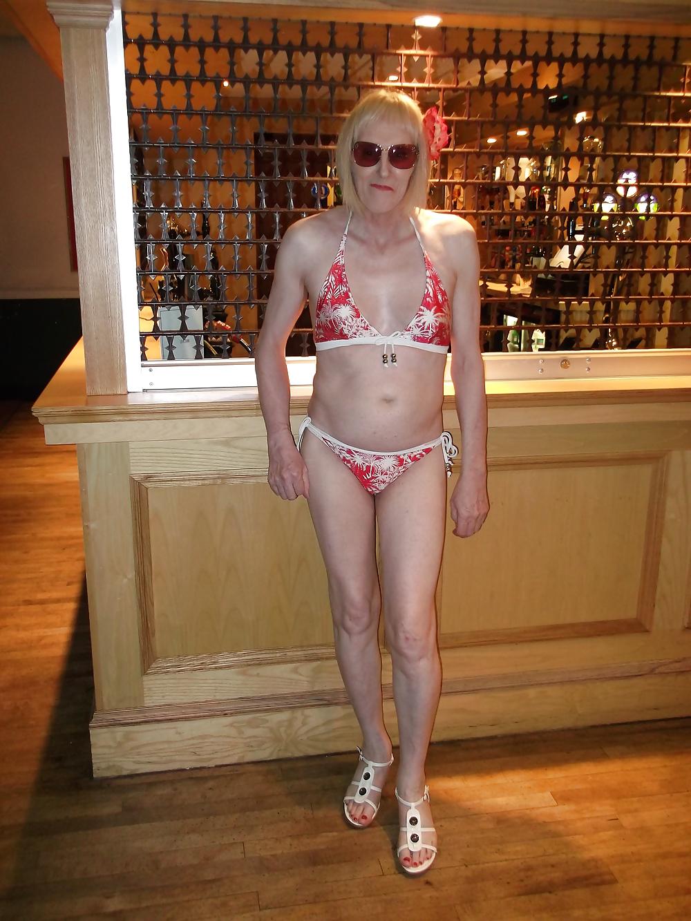 9P Me at a beach party themed TV disco. Very daring.