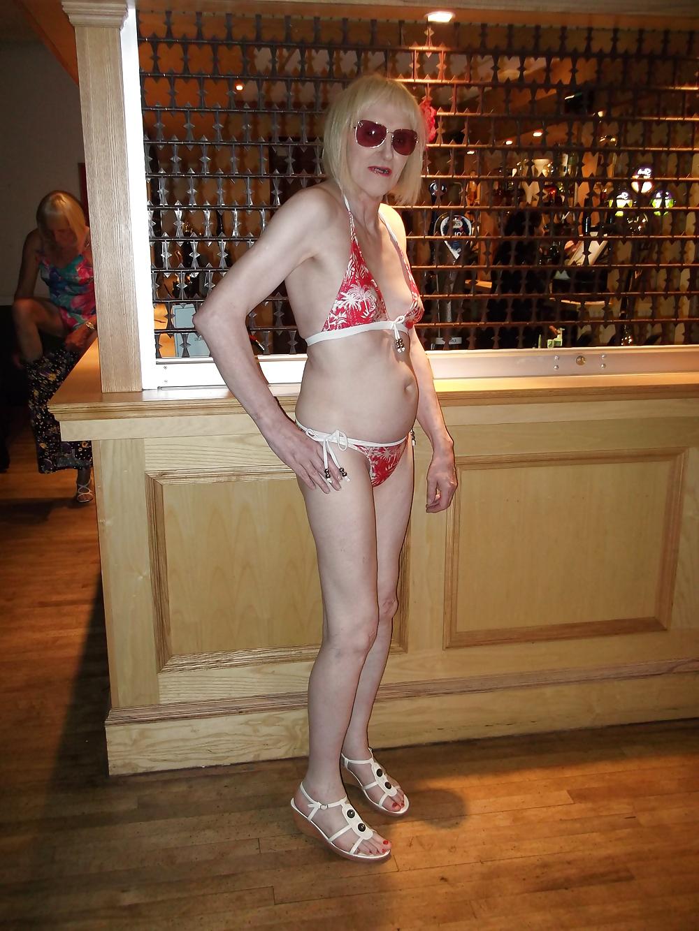 9P Me at a beach party themed TV disco. Very daring.