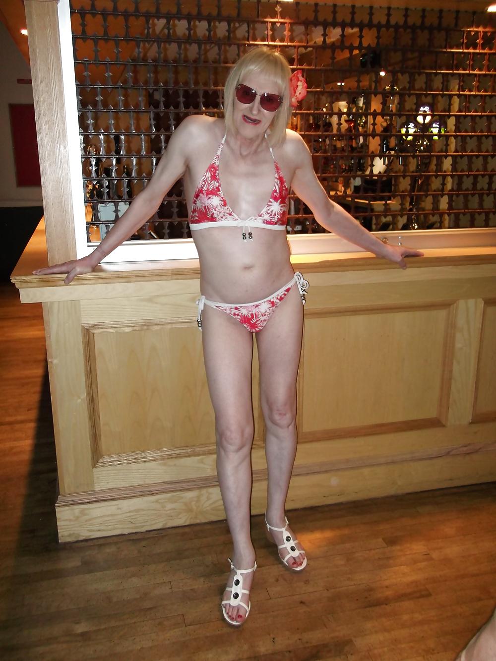 9P Me at a beach party themed TV disco. Very daring.