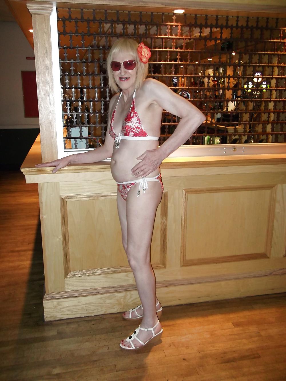 9P Me at a beach party themed TV disco. Very daring.