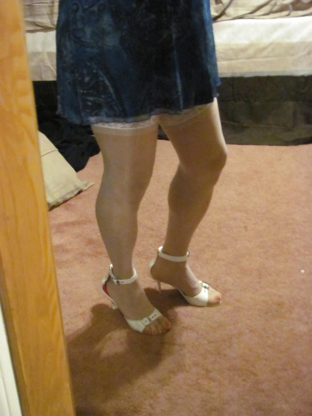 4P Pretty blue dress.