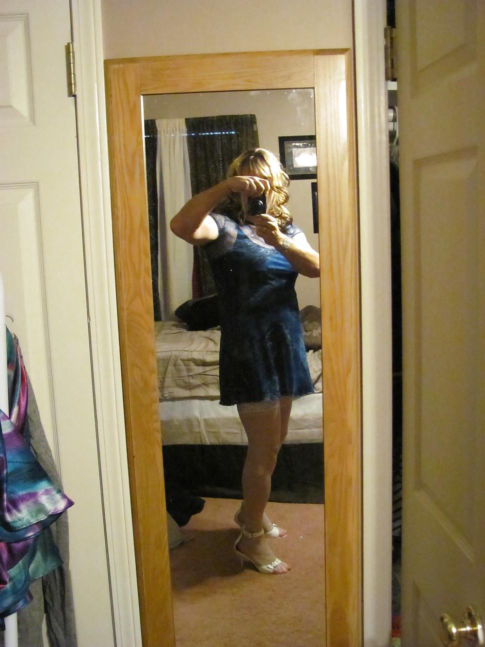 4P Pretty blue dress.