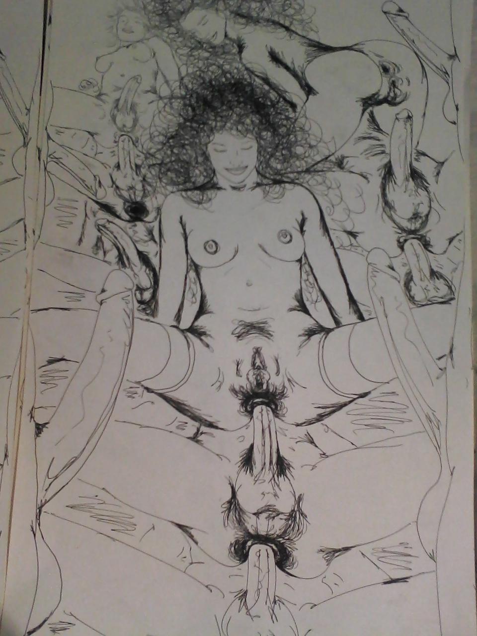 6P Bi Orgy Sketch 1
