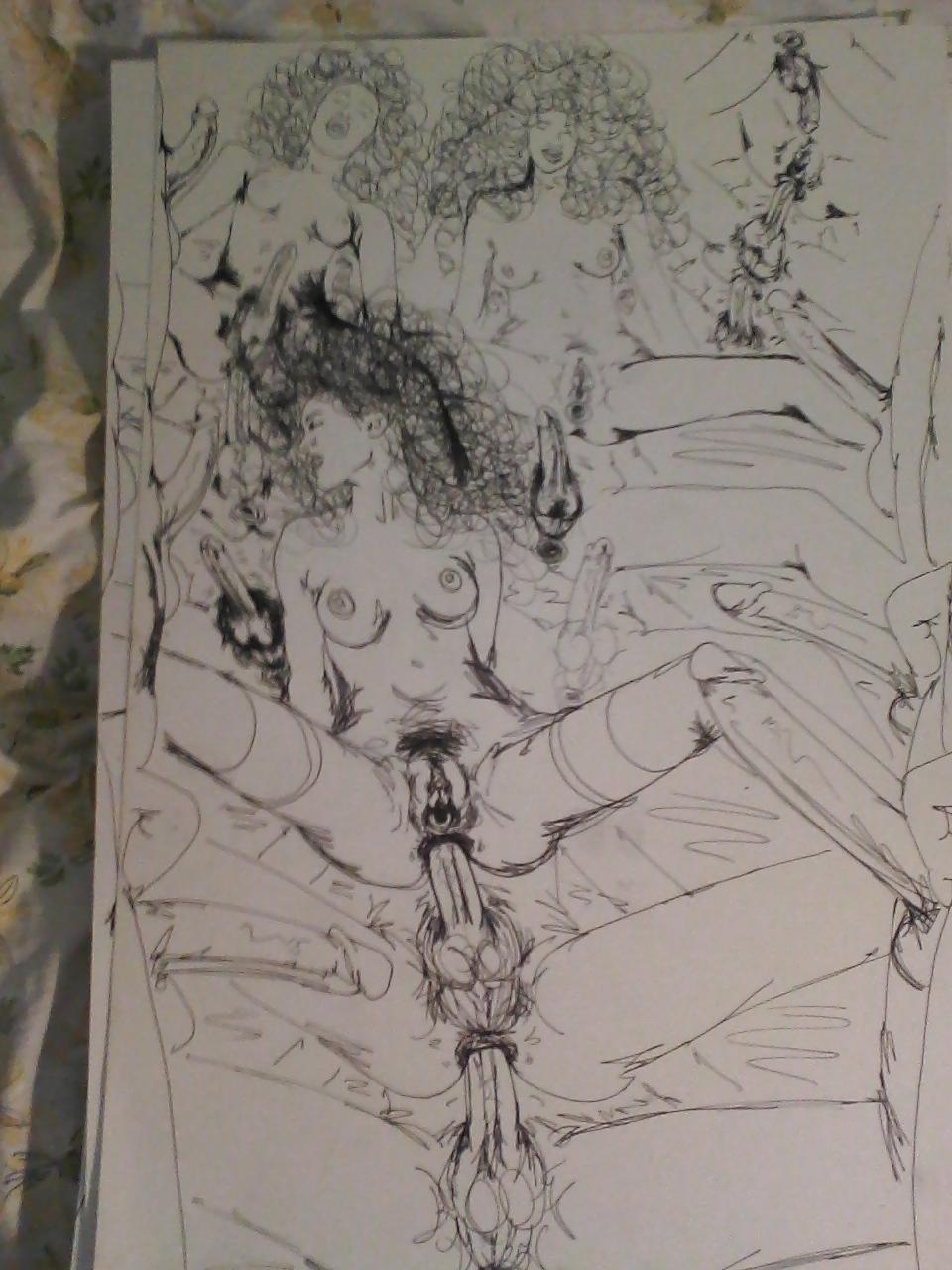 6P Bi Orgy Sketch 1