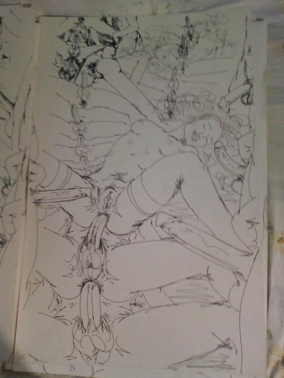 6P Bi Orgy Sketch 1