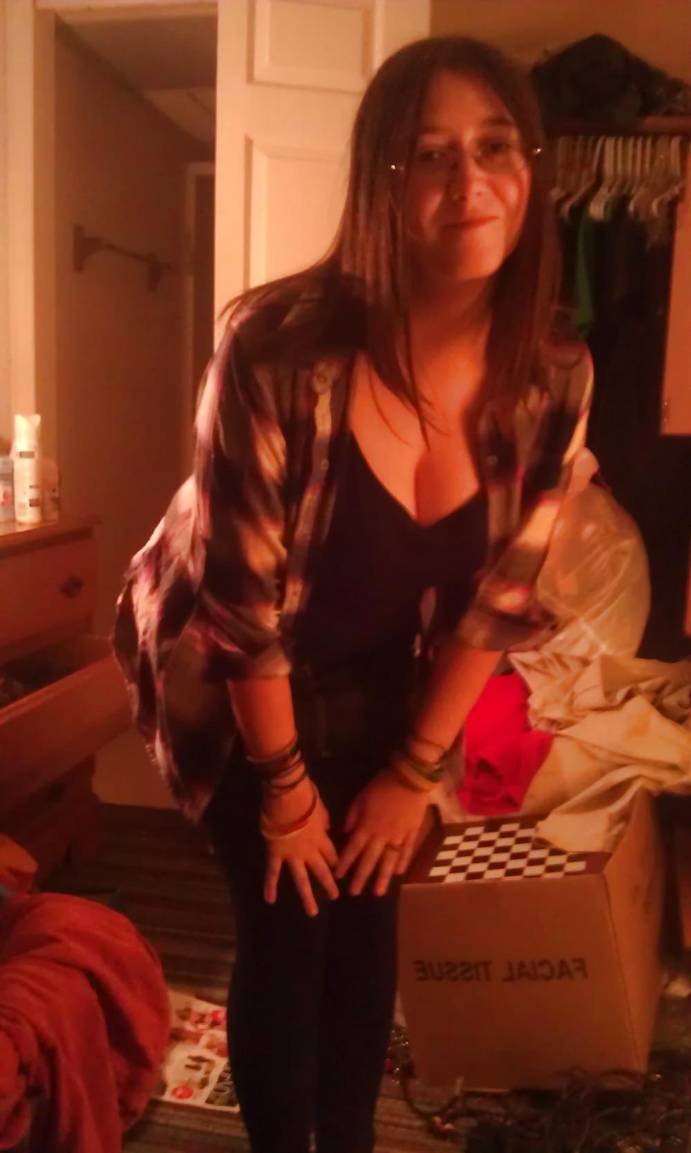 13P Nerdy Busty Teen