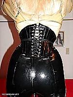 15P Girl dressing in latex 