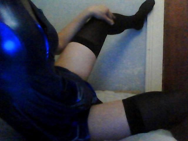 21P Shiny blue sissy