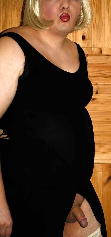 16P Black dress and makeup