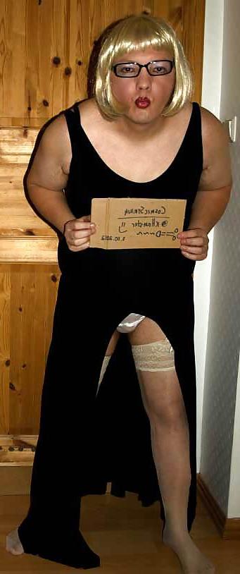 16P Black dress and makeup