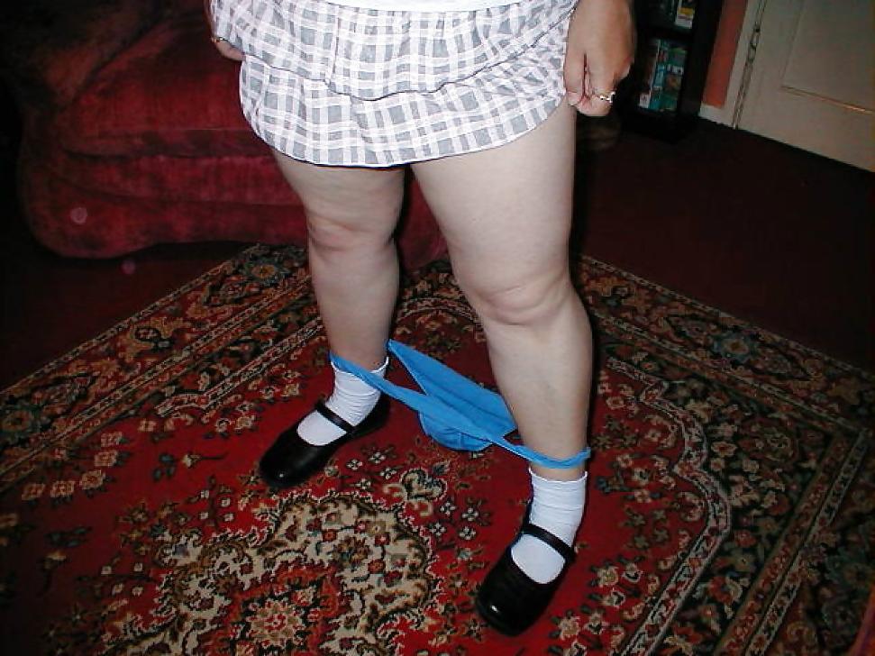 25P My wife's red and blue knickers