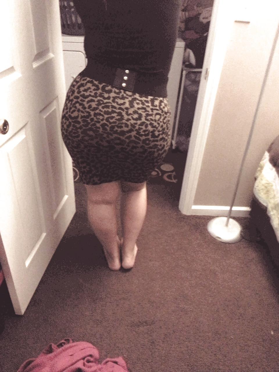 10P Pawg leopard dress