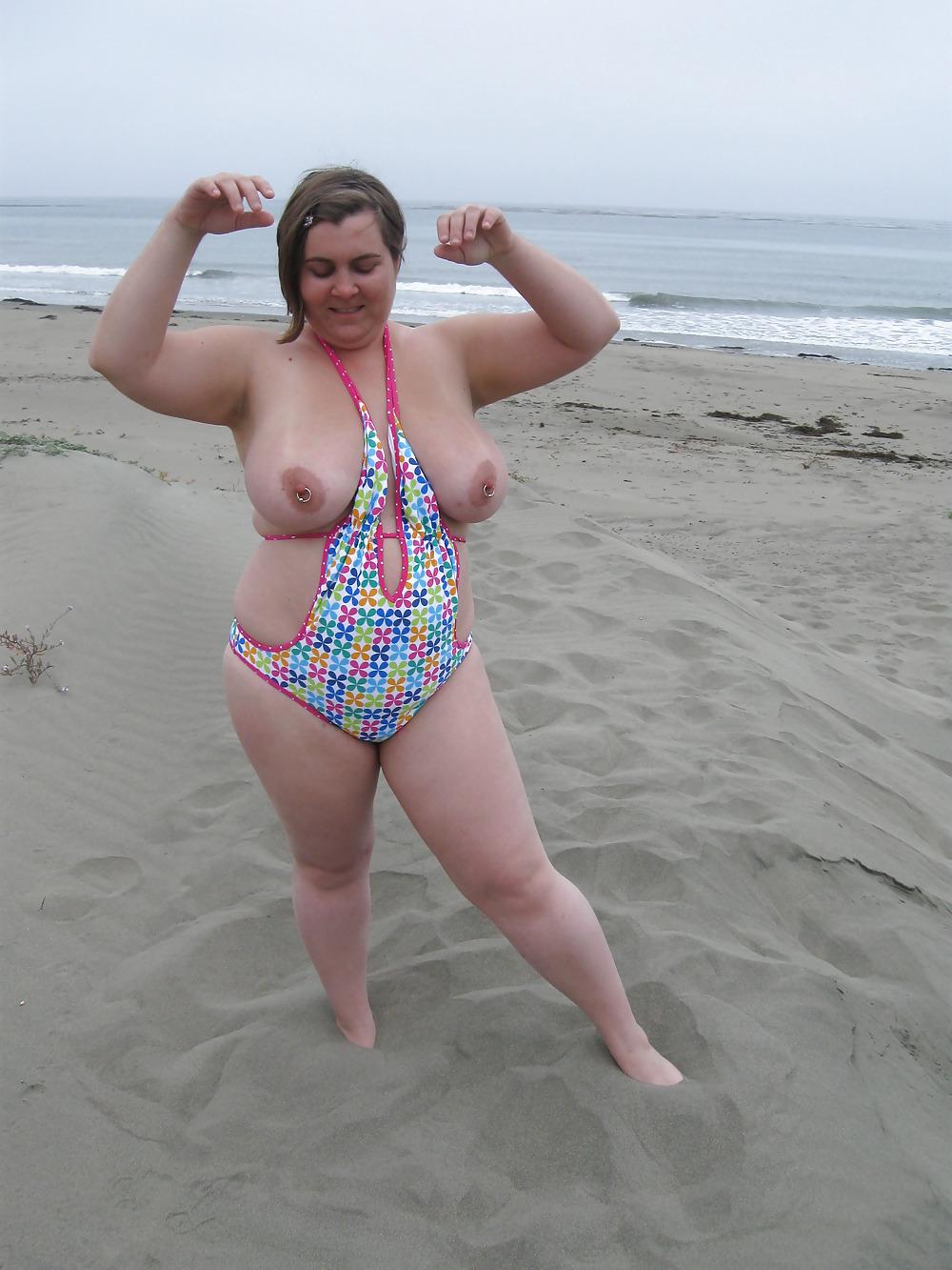 12P Celestewoodrow pierced nipples swimsuit