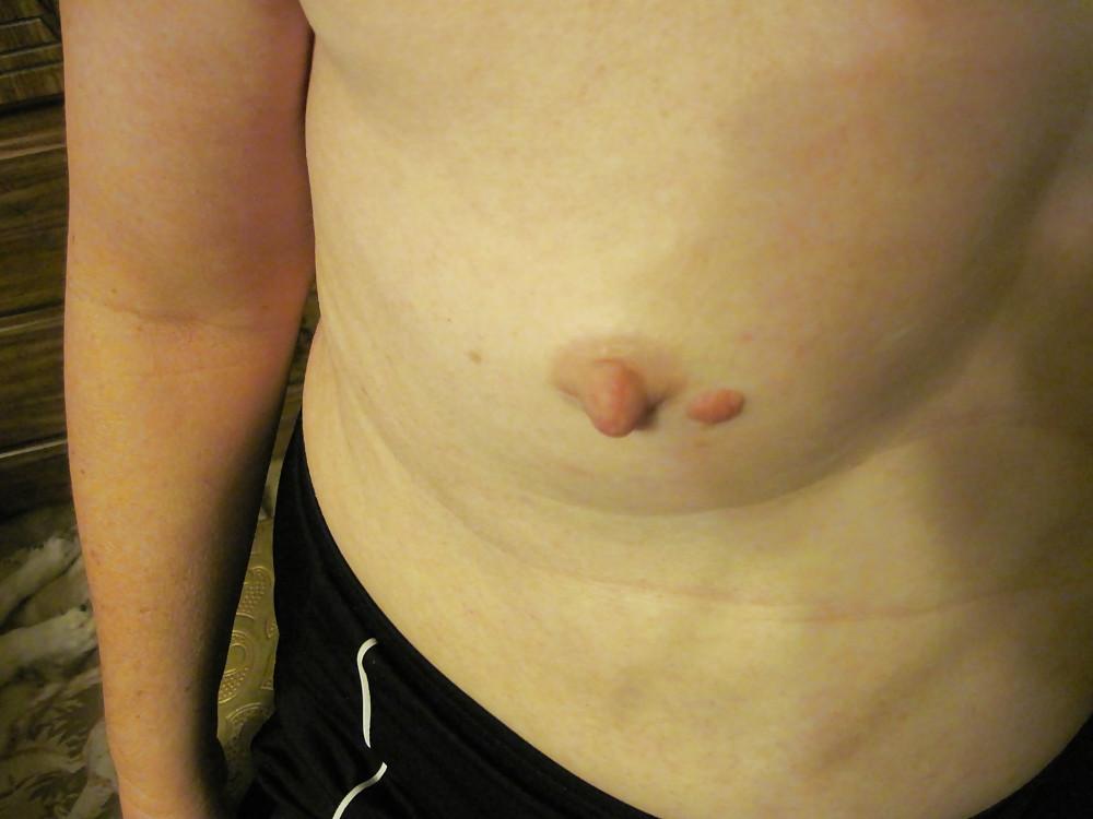 7P Wife's little tits and nipples