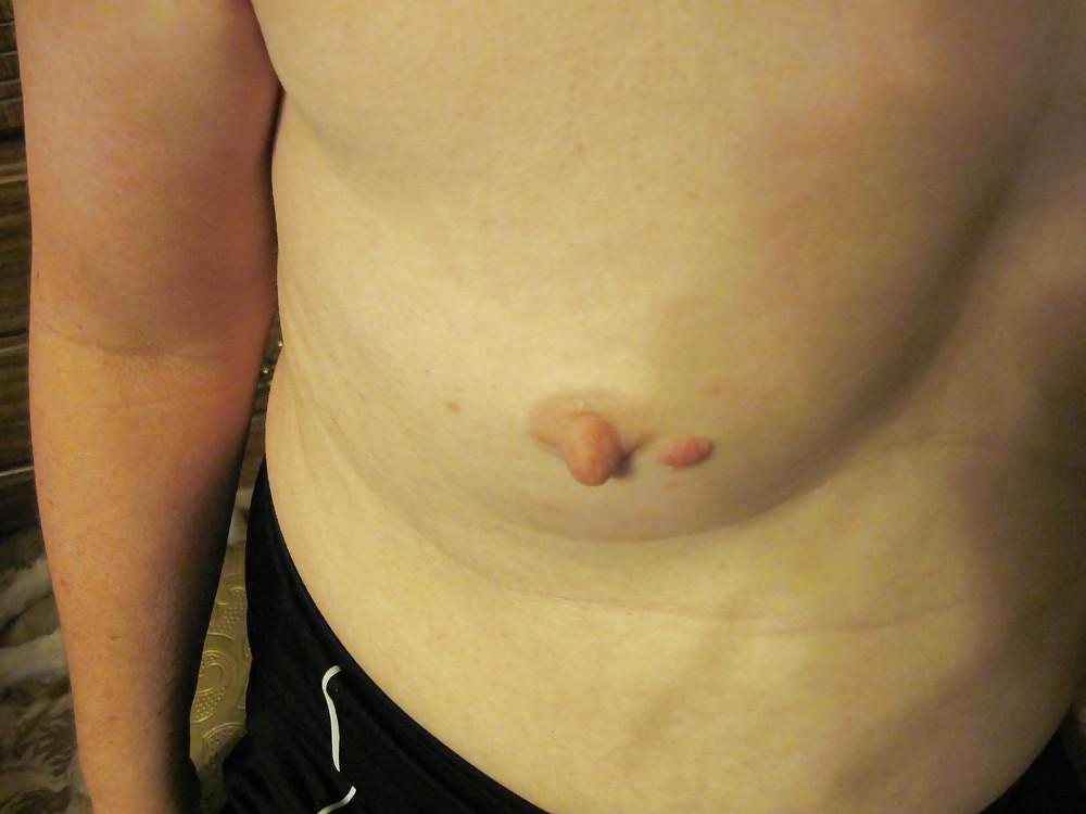 7P Wife's little tits and nipples